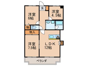 アメニティ－伸和の物件間取画像